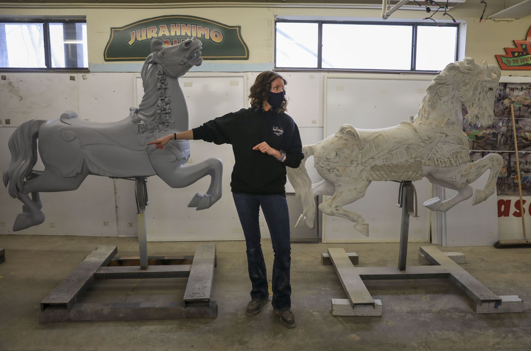 Fixin' up the carousel